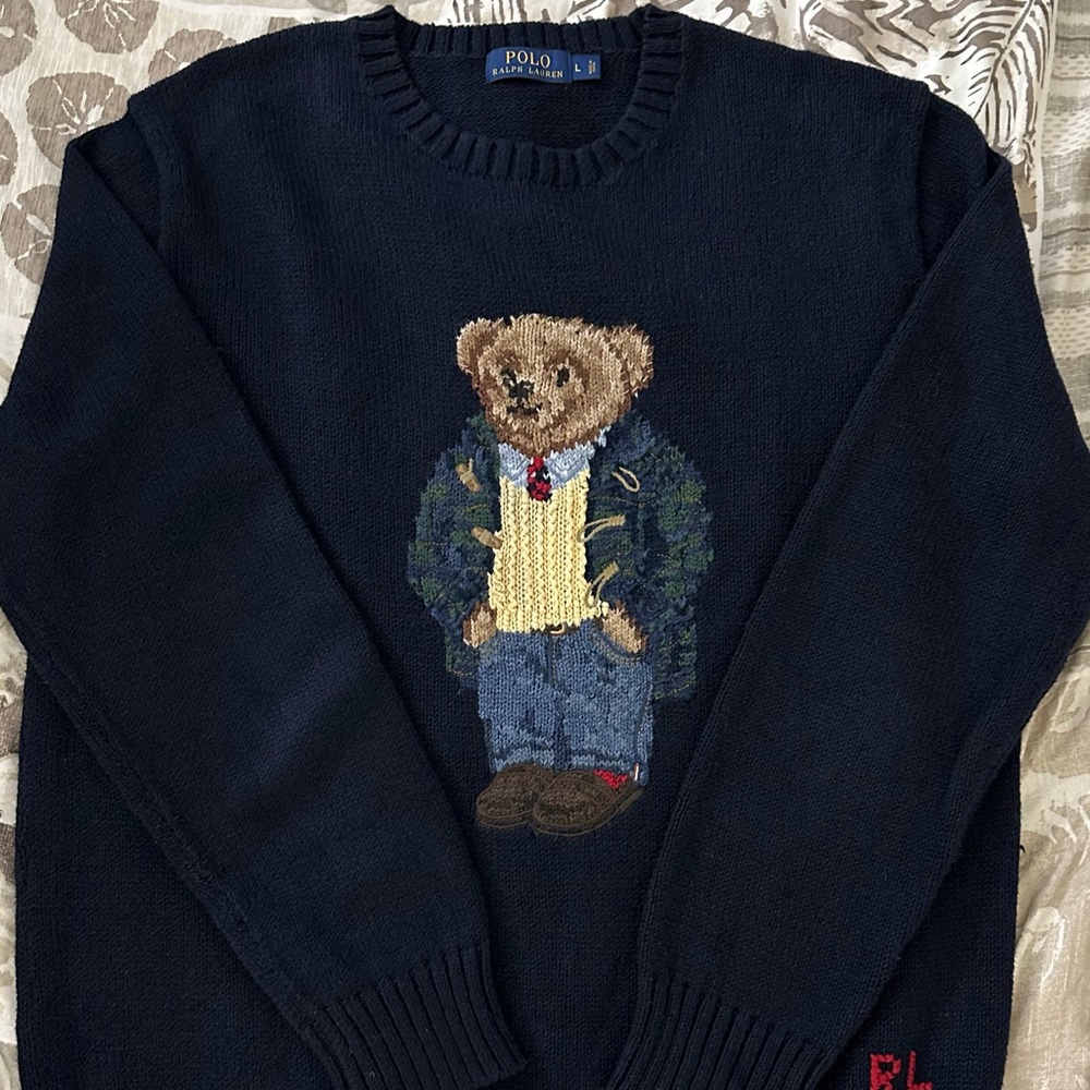 COPY - Ralph Lauren Polo Bear Sweater size large